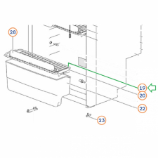 Side rom liten for kjøleskap Thetford