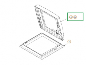 Ersättningsglas Omnivent