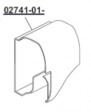 Endestykke høyre F45 Plus Fiamma