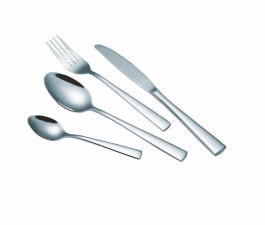 Bestikksett rustfri stål 16 deler Gimex