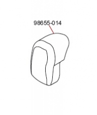 Endkåpe venstre F45I hvit