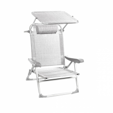 Strandstol Makai med solbeskyttelse Brunner