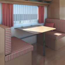 Skyveskinne til bord 950mm