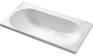 Håndvask 640 x 345 mm Hvit