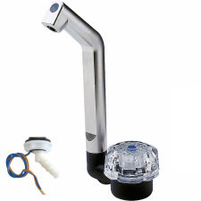 Kran ø20mm krom DE LUXE