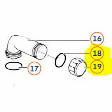 Låsedeksel, hvit / Lokk til Porta Potti 145/165/335/345/365