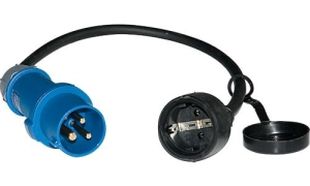 Tilkoblingskabel 0,5 m inkl kontrollampe