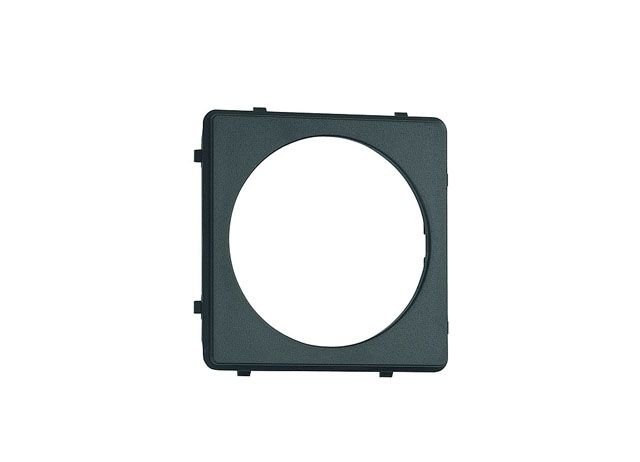 Ramme for veggkontakt 1 stk. SB, svart