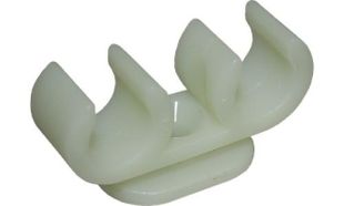 UNIQUICK rørholder ø12mm dobbel