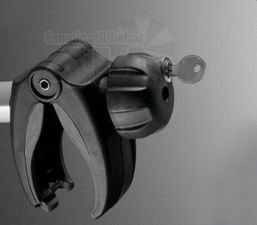 Holder 2 med lås Sølv