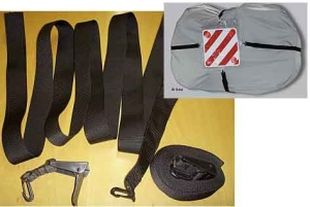 Spennbånd til varselskilt