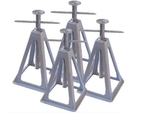 Pallbock aluminium 4 stk