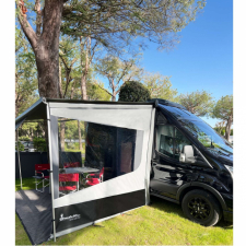 Sidevegg dybde 250cm høyre for kassemarkiser Isabella