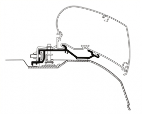 Markisadaptere Fiat Ducato 2007->