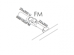 FM-stång för connect Trex Zinox