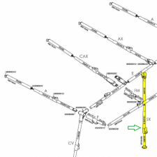 SX-stång Zinox (stål) Isafix