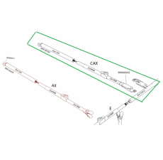 CAX-Overligger 300cm
