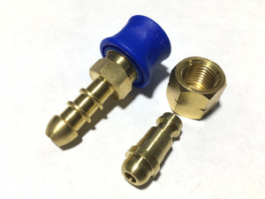 Hurtigkobling nippel ø8mm LPG-slange Cadac