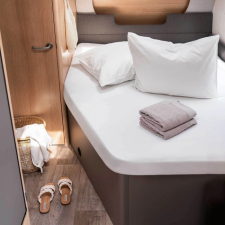 Laken Fransk venstre hvit 130/160x180/210cm Walra