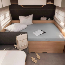 Laken løftbar seng grå 130/160x185/210cm Walra