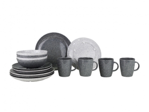 Servise 16 deler Granite Gimex