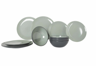 Servise 12 delar Vivid Green, Gimex