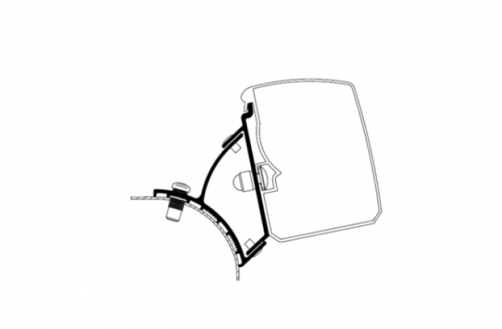 Adaptere Thule T3200VVW T5/T6 Minivan i gruppen Markise & Telt / Markiser / Markiseadaptere / Omnistor adaptere hos Camping 4U (9943469)