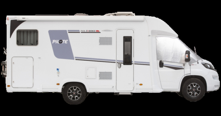 Ford Transtit 2014- Isolerende teppe Four Seasons Hindermann i gruppen Vinter og isolering / Termomatte utvendig / Halvintegrerte bobiler hos Camping 4U (9949204)