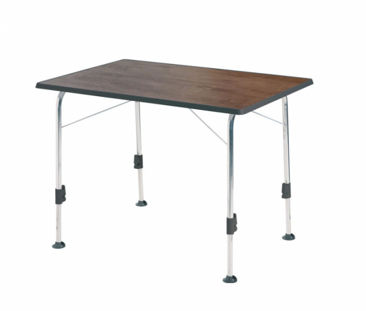 Campingbord 100x68cm Stabilic mørk ek Dukdalf i gruppen Campingmøbler / Campingbord hos Camping 4U (01-1210-16)