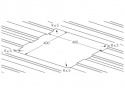 Adapterramme 40x40cm Ducato Van, Dometic