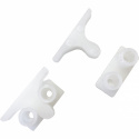 Snapper Hvit plast 2-pack