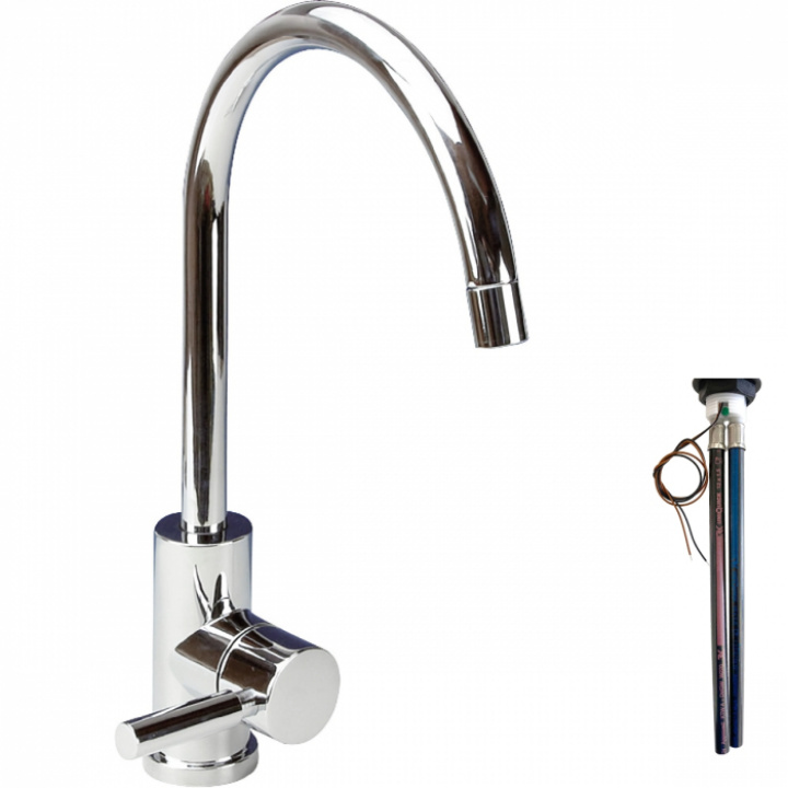 Kran ø33mm Ceramic Trend Se, Uniquickslang i gruppen Bobil & Caravan / Vann & VVS / Vannkraner / For 28-33 mm hull hos Camping 4U (111828)