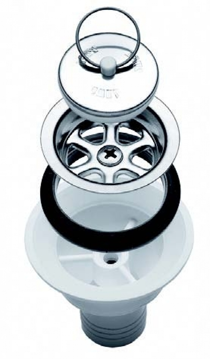 Avløpsbeslag til SMEV AC 530 rett 25 mm i gruppen Bobil & Caravan / Vann & VVS / Oppvaskkum hos Camping 4U (1155172)