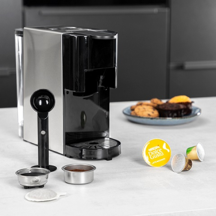 Kaffemaskin 4 i 1 i gruppen Kjøkkenutstyr / Kjøkkenapparater hos Camping 4U (12-1019)