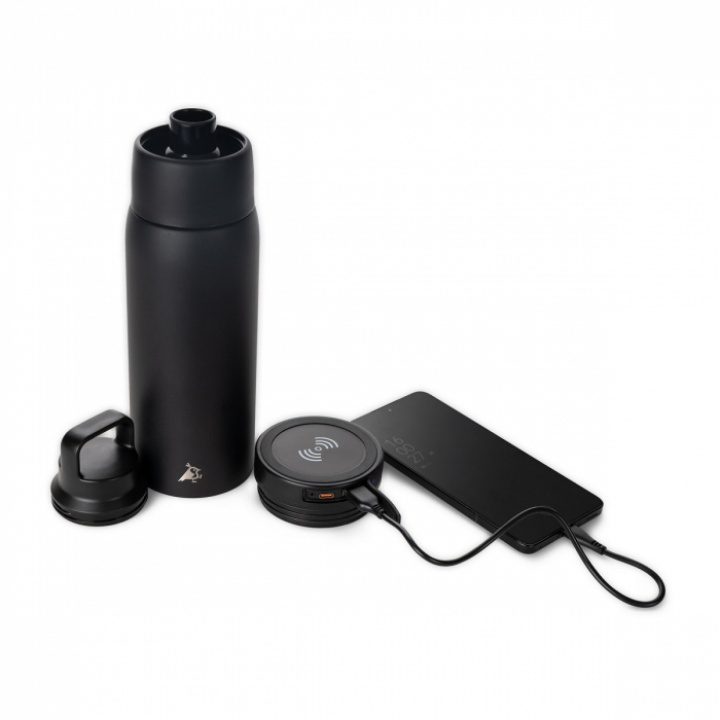 PowerBottle termos inkl. powerbank Aqiila i gruppen Kjøkkenutstyr / Husholdning / Husholdningstilbehør hos Camping 4U (12-2052-2)