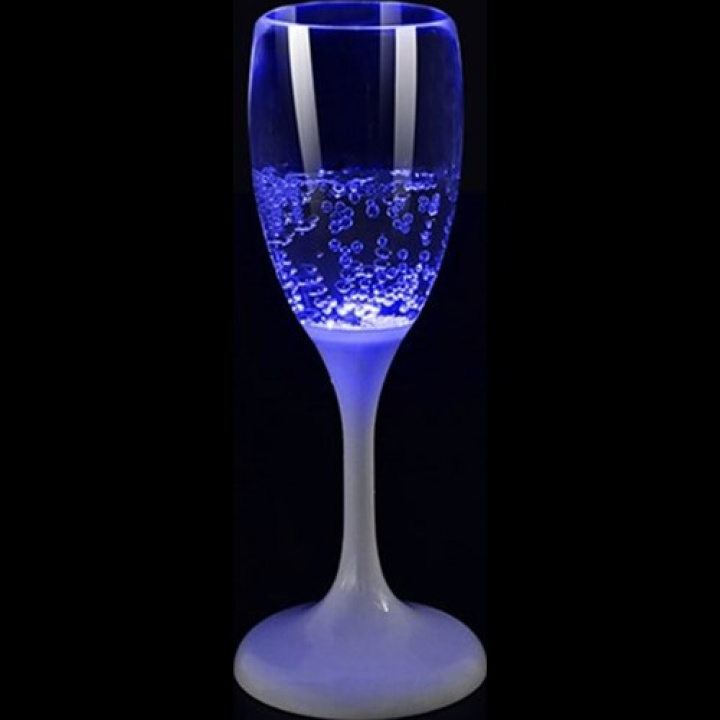 Glass som lyser 12cl blå Prosecco i gruppen Kjøkkenutstyr / Husholdning / Glass og karaffler hos Camping 4U (12-2090-02)