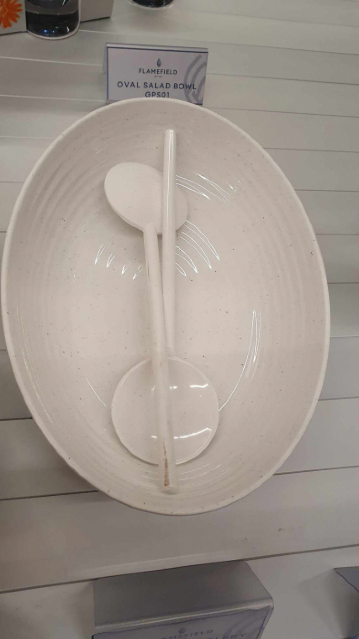Salatbolle Granite pearl inkl. bestikk i gruppen Kjøkkenutstyr / Husholdning / Diverse skåler hos Camping 4U (12-8068-21)