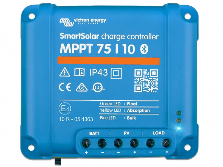 Solcellsregulator 10A MPPT, SmartSolar, Victron i gruppen Elektronikk / Solcellepanel hos Camping 4U (159-100001)