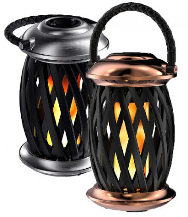 Flammelampe Ignis kobber/svart i gruppen Elektronikk / Belysning / Brytere / Uttak / Lykt & bordlamper hos Camping 4U (17-0038-07)