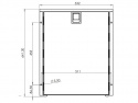 Kjøleskuff DR85 49,5 x 54,5 x 62,5 cm Isotherm