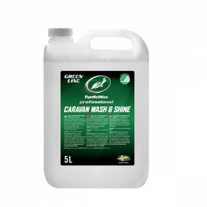 Rengjøringsmiddel Turtle Caravan Greenline 5 L i gruppen Chassis / Rengjøring & vedlikehold / Rengjøring hos Camping 4U (200589)