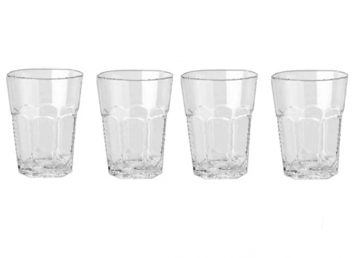 Gimex Juiceglass 15 cl 4-pack i gruppen Kjøkkenutstyr / Husholdning / Glass og karaffler hos Camping 4U (2009501)
