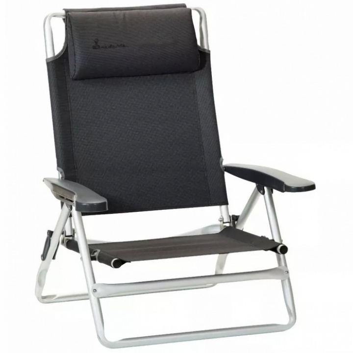 Strandstol Beach Chair Svart Isabella i gruppen Campingmøbler / Campingstoler / Strandstoler hos Camping 4U (20189582)