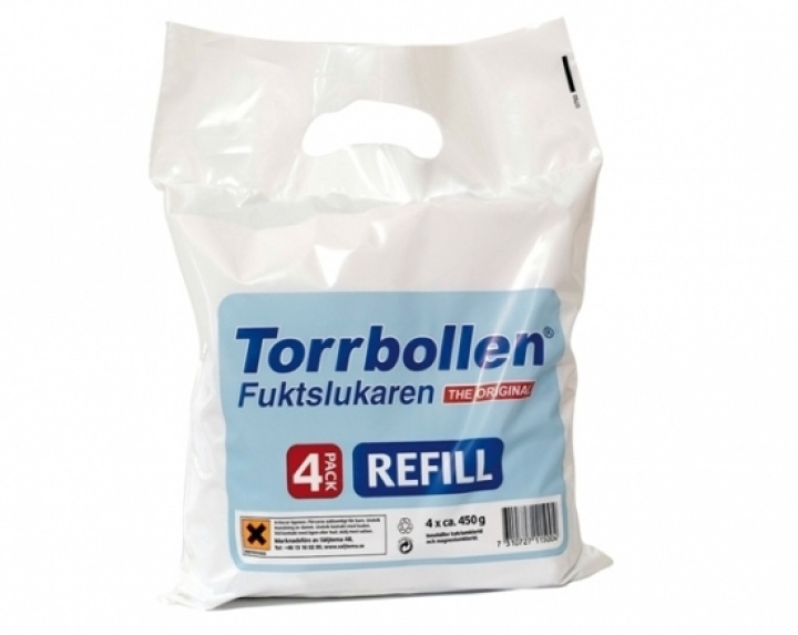 Refillposer til fuktslukere Torrboll 4-pakk i gruppen Bobil & Caravan / AC & Klima / Fuktslukere hos Camping 4U (2019213)