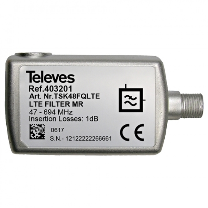 TELEVES LTE-FILTER i gruppen Elektronikk / Multimedia / TV-antenn och Parabol hos Camping 4U (205592)