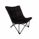 Loungestol sammenleggbar Softa svart Smart Living