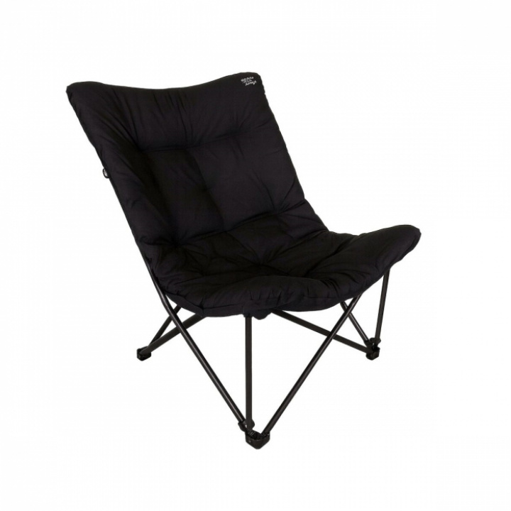 Loungestol sammenleggbar Softa svart Smart Living i gruppen Campingmøbler / Campingstoler / Loungestoler hos Camping 4U (2107)
