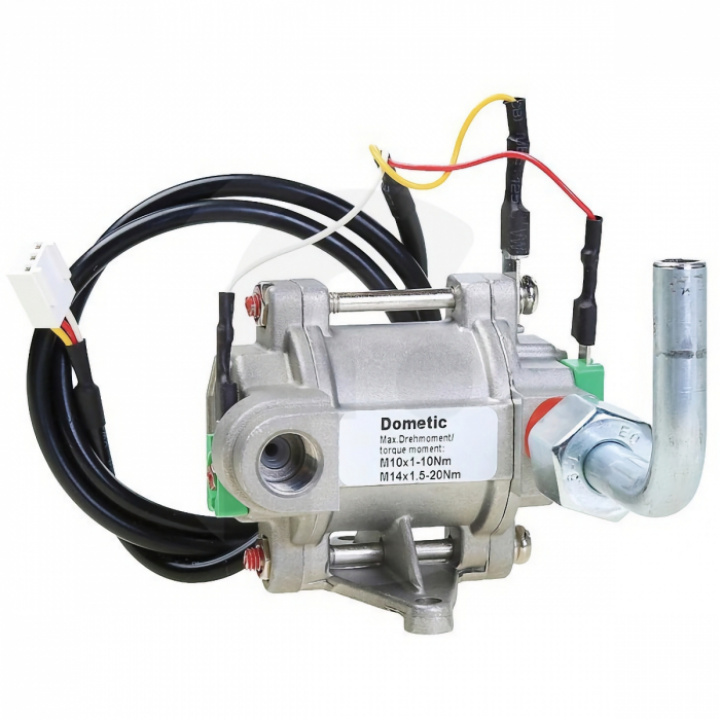 Gassventil med gasskobling Dometic i gruppen Bobil & Caravan / Kjøleskap / Reservedeler Dometic / Gassarmatur/Brennere hos Camping 4U (241279831)