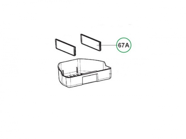 Deler for grønnsaksskuff Dometic i gruppen Bobil & Caravan / Kjøleskap / Reservedeler Dometic / Dør/skap hos Camping 4U (241337720)