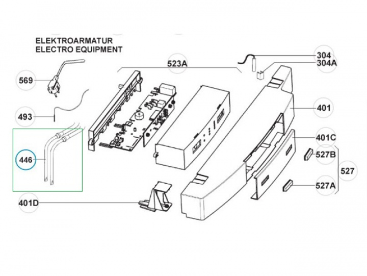 Varmepatron kit 230V/135W Dometic i gruppen Bobil & Caravan / Kjøleskap / Reservedeler Dometic hos Camping 4U (289020911)